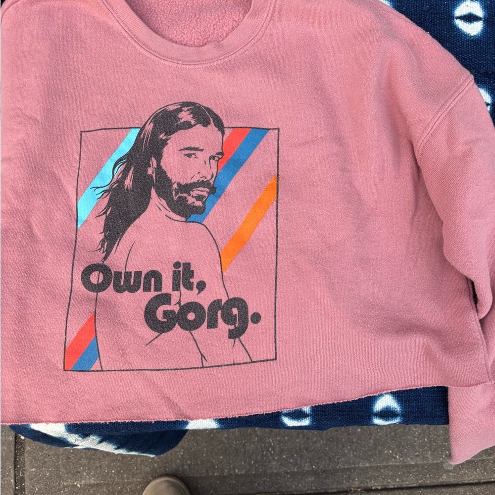 Pink Graphic Sweatshirt